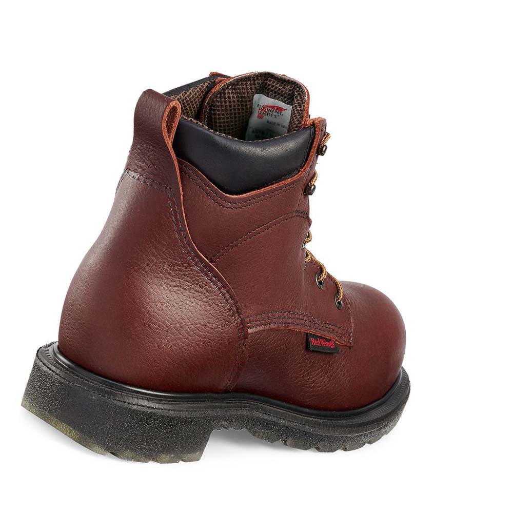 Red Wing SuperSole® 2.0 6-inch Waterproof CSA Men's Safety Boots Burgundy | ZA 289PJJ